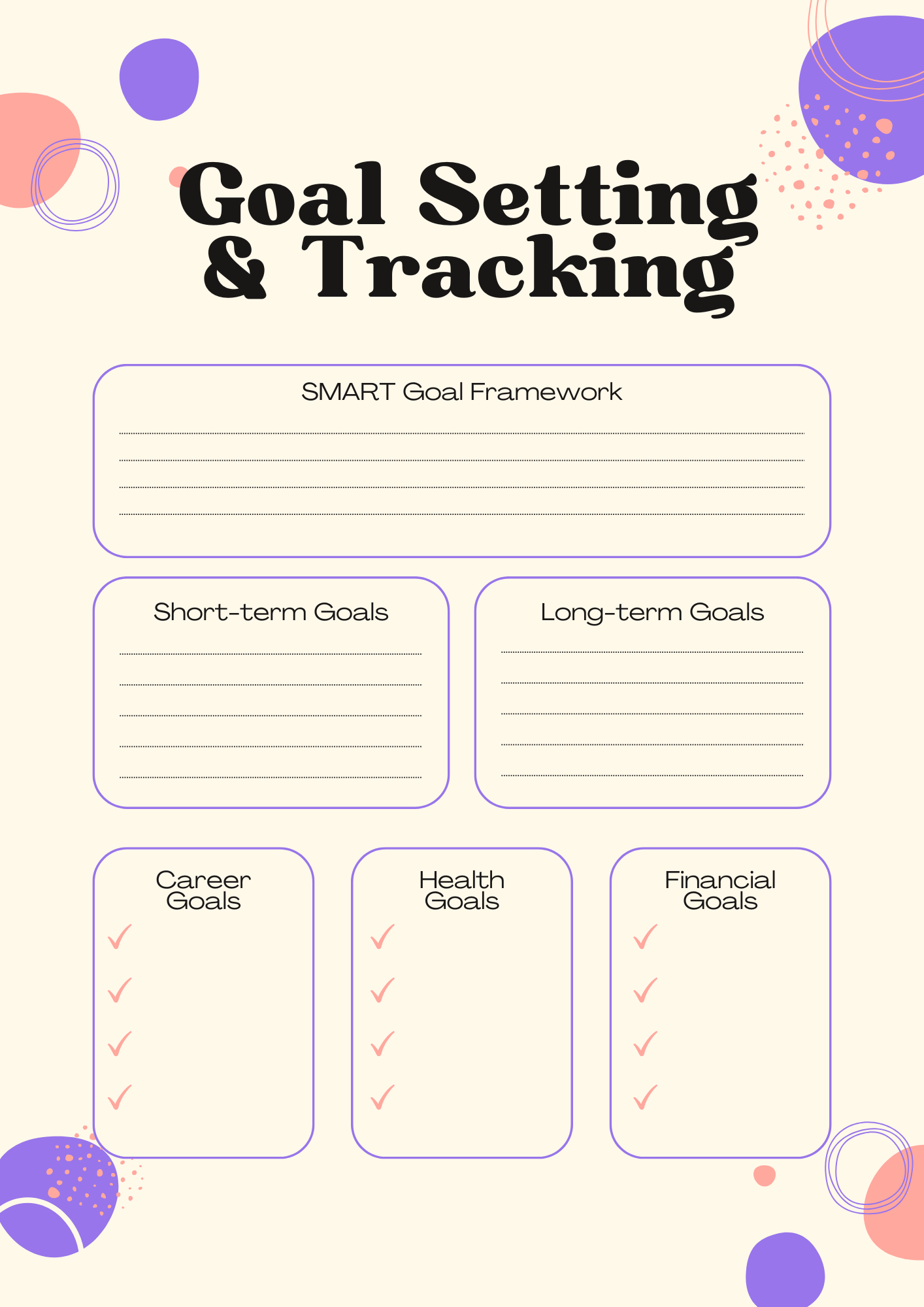 Goal Setting & Tracking